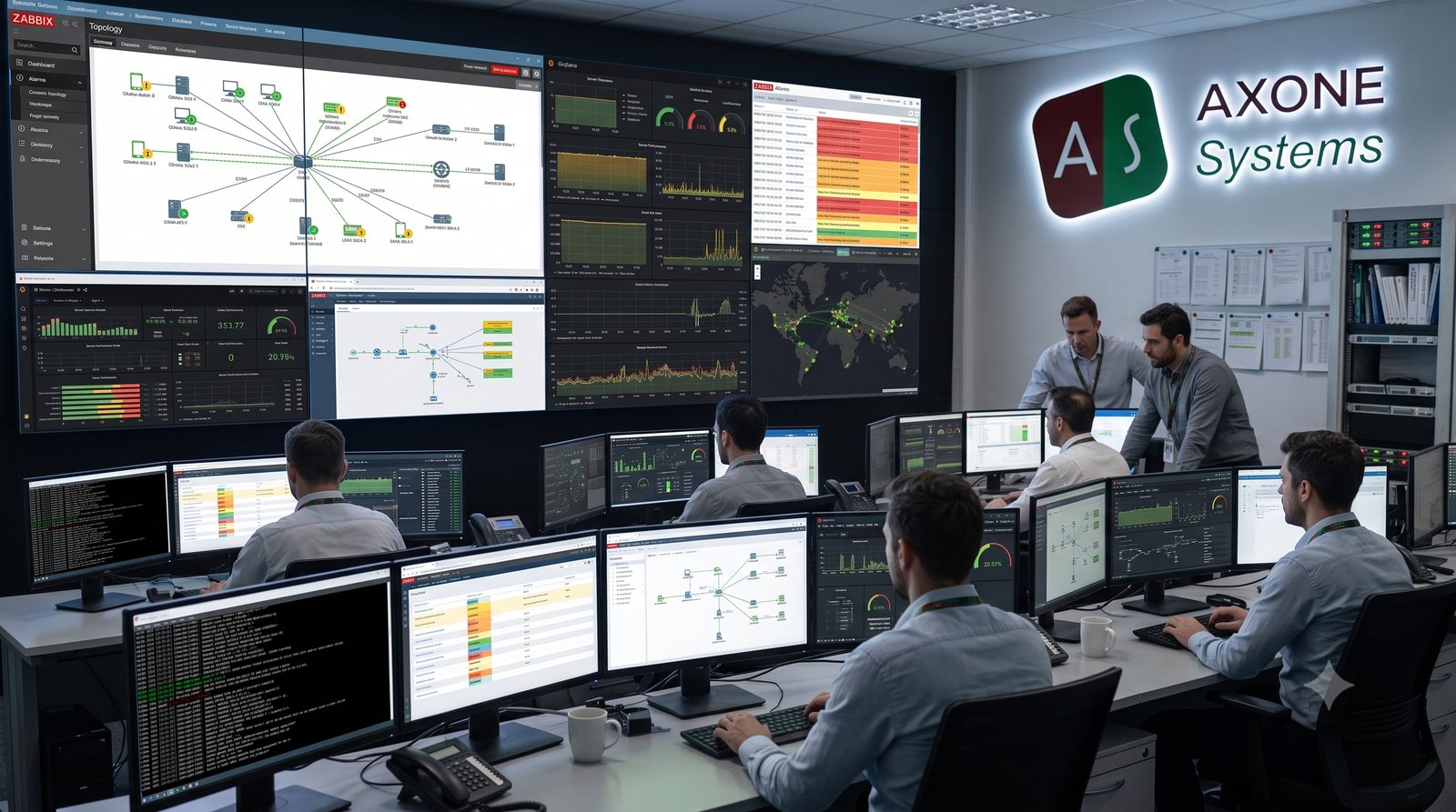 Centre SOC / NOC AXONE SecOps à Rabat